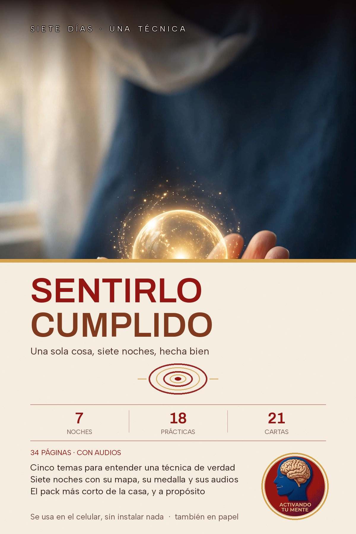 Portada de Sentirlo Cumplido